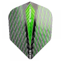 Feathers Target Darts It's called Vision Ultra Quartz No. 6 Shape Green 331700