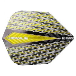 Feathers Target Darts It's called Vision Ultra Quartz No. 6 Shape Yellow 331720