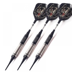 Dardo Cuesoul Darts Sky Wolf Preto Prata 18g Brass Fbt2 F2201