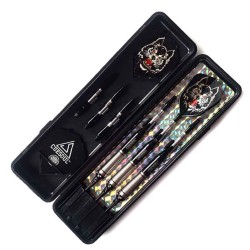 Dardo Cuesoul Darts Sky Wolf Preto Prata 18g Brass Fbt2 F2201