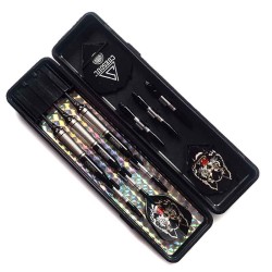 Dardo Cuesoul Darts Sky Wolf Preto Prata 18g Brass Fbt2 F2201