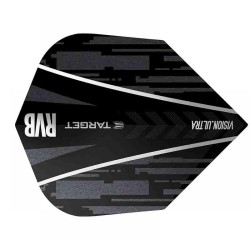 Feathers Target Darts Rvb ghost vision ultra black 331550