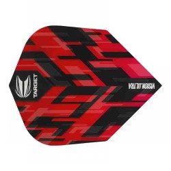 Feathers Target Darts Flights Sierra Vision Ultra Red No 6 and 332800