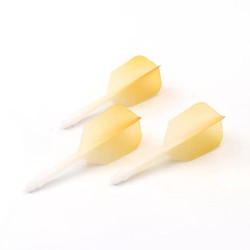 Feathers Flights Darts Cuesoul Ground Ak5 Gradation Yellow Slim M Csak-56scjb