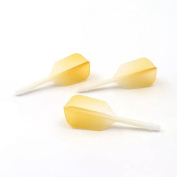 Feathers Flights Darts Cuesoul Ground Ak5 Gradation Yellow Slim M Csak-56scjb