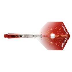 Plumas Gripper 4 Elements Firestorm Unicorn Darts Pack Red  74705