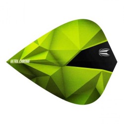 Plumas Target Darts Shard Ultra Chrome Green Kite Voos 333110