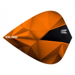 Feathers Target Darts This is Shard Ultra Chrome Orange Kite Flights 333070