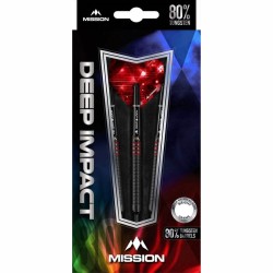 Darts Mission St. Deep Impact 80% M4 Schwarz Blau 21g D9972