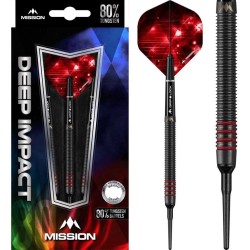 Darts Mission St. Deep Impact 80% M4 Schwarz Blau 21g D9972