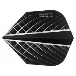 Plumas Harrows Darts Voos Quantum Black Standard 6806