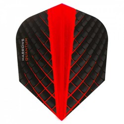 Feathers Harrows Darts Flights from Quantum Red Standard 6804