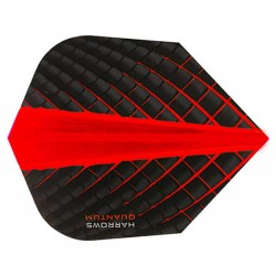Feathers Harrows Darts Flights from Quantum Red Standard 6804