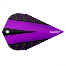 Plumas Target Darts Voltage Vision Ultra Purple Vapor  333410