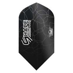 Fülle Bulls Darts Form 100 Schwarz Slim Bu-50931