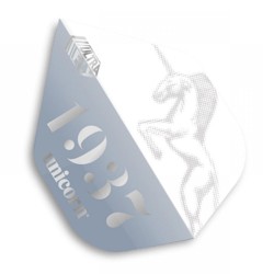 Plumas Unicorn Darts Ultrafly 100 Big Wing Icon Silver  68908