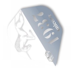 Feathers Unicorn Darts The Ultrafly 100 Big Wing Icon Silver 68908