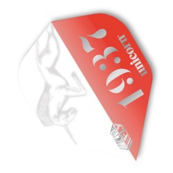 Feathers Unicorn Darts Ultrafly 100 Big Wing Icon Red 68902