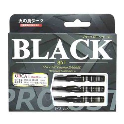 Dardos Hinotori Darts Japan Orca Ii  Black 85% 18.0g