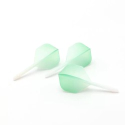 Feathers Flights Darts Cuesoul Ground Ak5 gradation light green standard S Csak-53xsjb