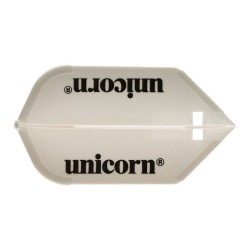 Pluma Unicorn Darts Supertrue 125 Slim Blanca 30252