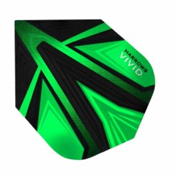 Plumas Harrows Darts Voos Vivid Green 8000