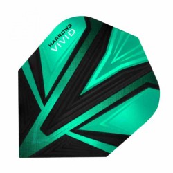 Plumas Harrows Darts Voos Vivid Jade 8002.