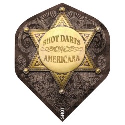 Plumas Shot Darts Americana Tin Standard Sh-sf5415