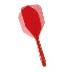 Feathers Condor Flights Shape Glitter Red L 3 Uds.