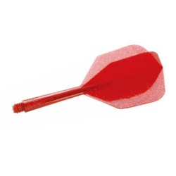 Feathers Condor Flights Shape Glitter Red S 3 Uds.