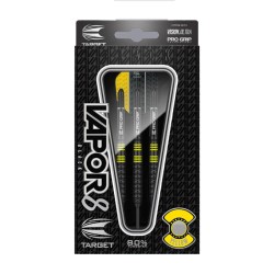 Dardos Target Darts Vapor 8 Black Yellow 80% 22g  100453