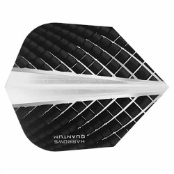 Packung 10 Harrows Darts Flüge Quantum Grey Standard