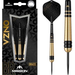 Darts Onça M2 Mission Latão Dourado Negro 22g Ponta Aço D1576