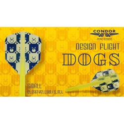 Plumas Condor Flights Shape Dogs S 21.5mm 3 Uds.