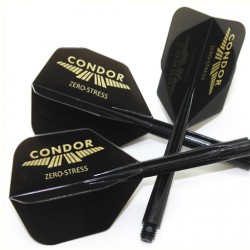 Fülle Condor Flights Shape Schwarz Logo Gold L 33.5mm