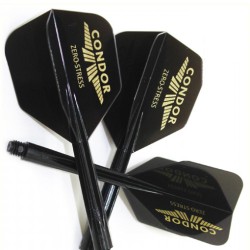 Fülle Condor Flights Shape Schwarz Logo Gold L 33.5mm