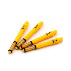 Canecas Shaft Cuesoul Tero Flights Amarelo 40mm Cs-ak7+4e40