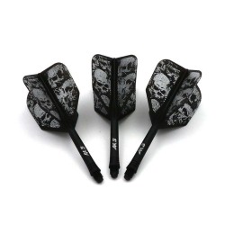 Fülle Cuesoul Flights Ak5 Shape Schwarz Skeleton Pattern L Schwarz Ak-5kl12-l