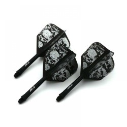 Fülle Cuesoul Flights Ak5 Shape Schwarz Skeleton Pattern S Schwarz Ak-5kl12-s