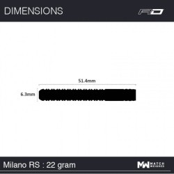 Dardo Red Dragon Milão Rs 90% 22g Rd1675