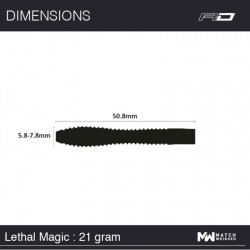 Dardo Red Dragon Lethal Magic 1 V3 85% 21g Rdd0753