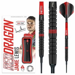 Darts Red Dragon Jamie Lewis Black 90% 22g Rdd2017