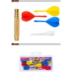 Pack Darts Harrows Fun Darts Laton 2ba 4mm Steel Tip Set 9 Unid.