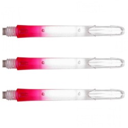 Cabeças L-style L-shaft Locked Straight 2 Tone Clear Red 190 32mm