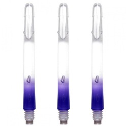 Cabeças L-style L-shaft Locked Straight 2 Tone Clear Purple 190 32 mm