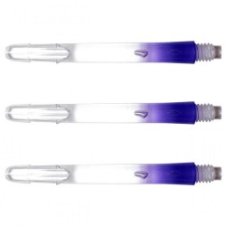 Cabeças L-style L-shaft Locked Straight 2 Tone Clear Purple 190 32 mm