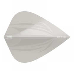 Plumas Target Darts Element Pro Ultra Grey Kite 334740