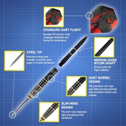 Dardos Shot Devon Petersen Equalizer Latón 24gr Sh-eqst