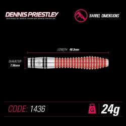 Dardo Winmau Dennis Priestley 24g 90% 1436.24