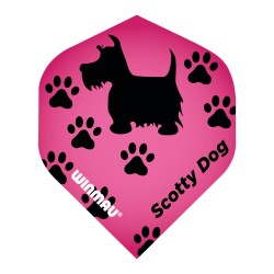 Plumas Winmau Darts Mega Standard Scotty Dog Pink  6900.225